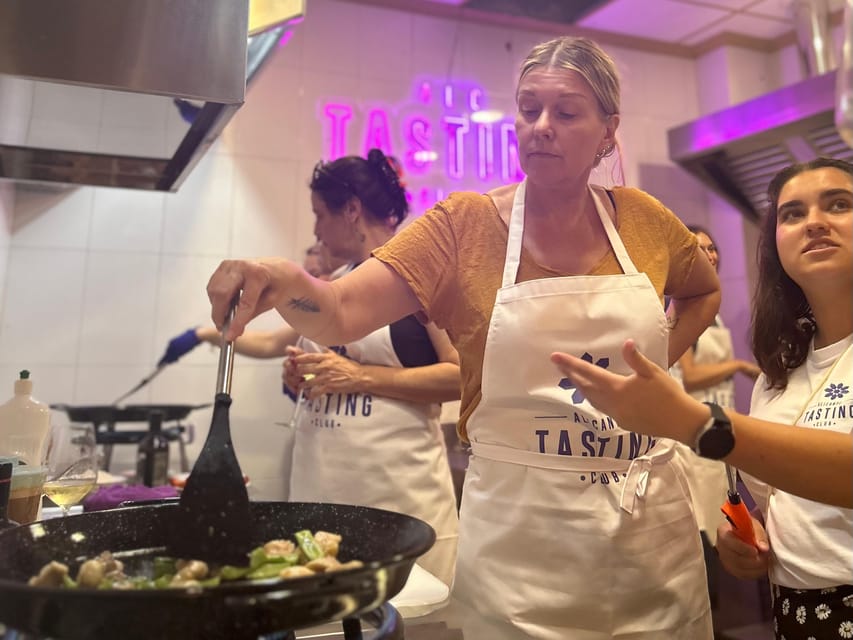 Alicante Paella Cooking Class, Tapas, Drinks and Market - What the $58 price includes