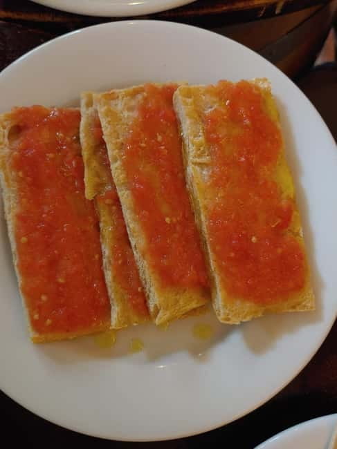 Barcelona Authentic Tapas & Drinks Tour - First tasting: a local restaurant in Sant Antoni