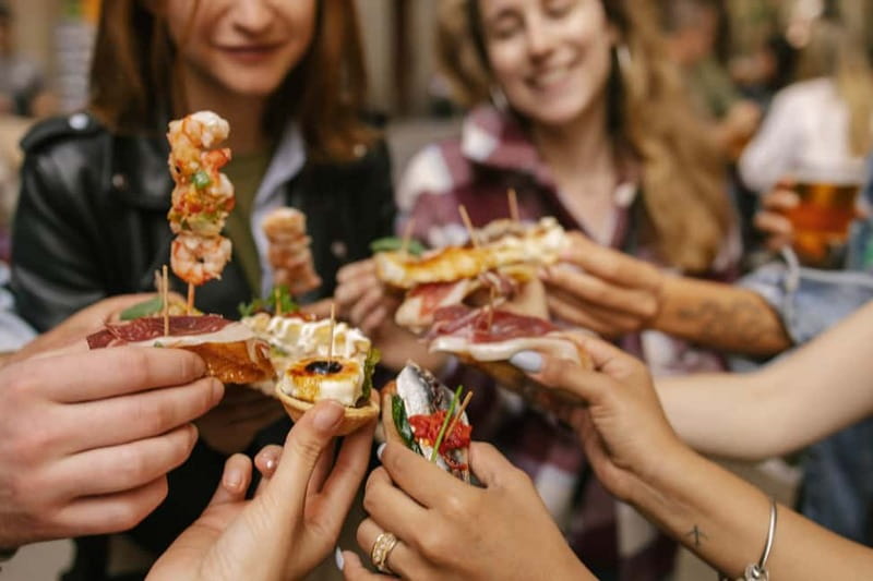 Barcelona: Food Walking Tour with Tapas and Wine - El Born: food, streets, and Santa Maria del Mar