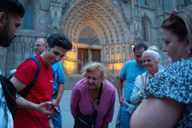Barcelona Old Town Tapas Tour: Vermouth, Bites & Hidden Gems - City Hall, a local sweet, and the final vermouth
