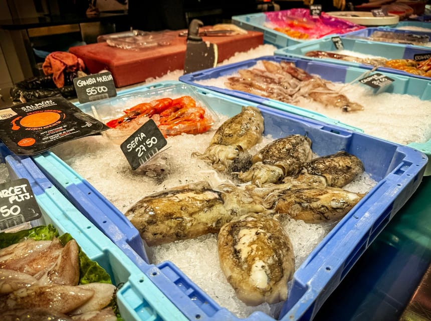 ⭐︎ Barcelona: Paella Maestro Market Tour & Sangria & Tapas - Starting at Sarrià Market