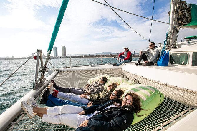 Barcelona Small Group Trip by Catamaran w Tapas, Cava and Sunset - Key points at a glance