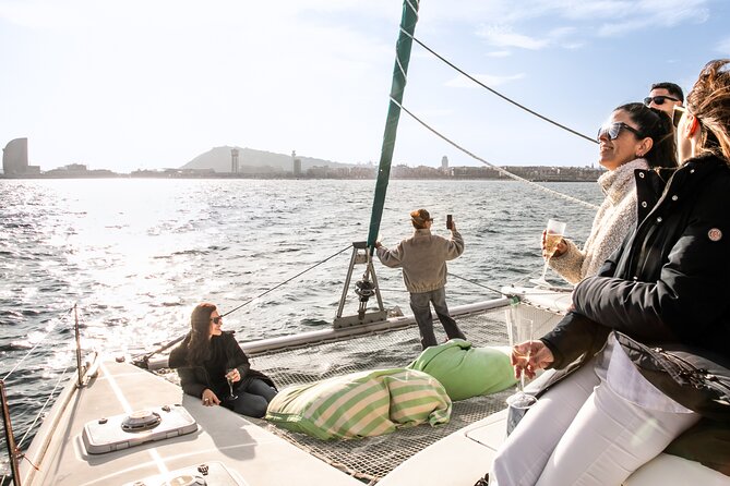 Barcelona Small Group Trip by Catamaran w Tapas, Cava and Sunset - Setting out from Marina Vela Barcelona