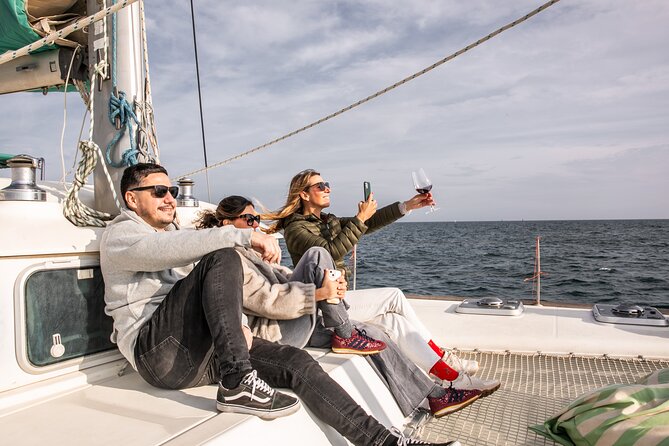 Barcelona Small Group Trip by Catamaran w Tapas, Cava and Sunset - Swimming and SUP boards when conditions permit