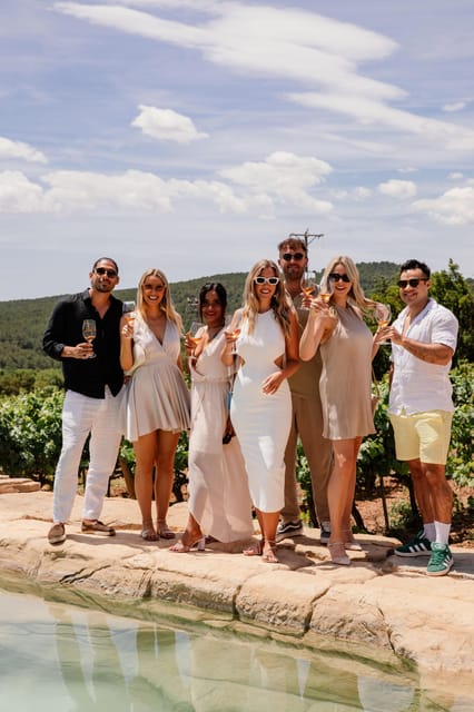 Barcelona: Vineyard Horseback Riding & Wine Tasting + Tapas - Tasting wines with pica pica tapas