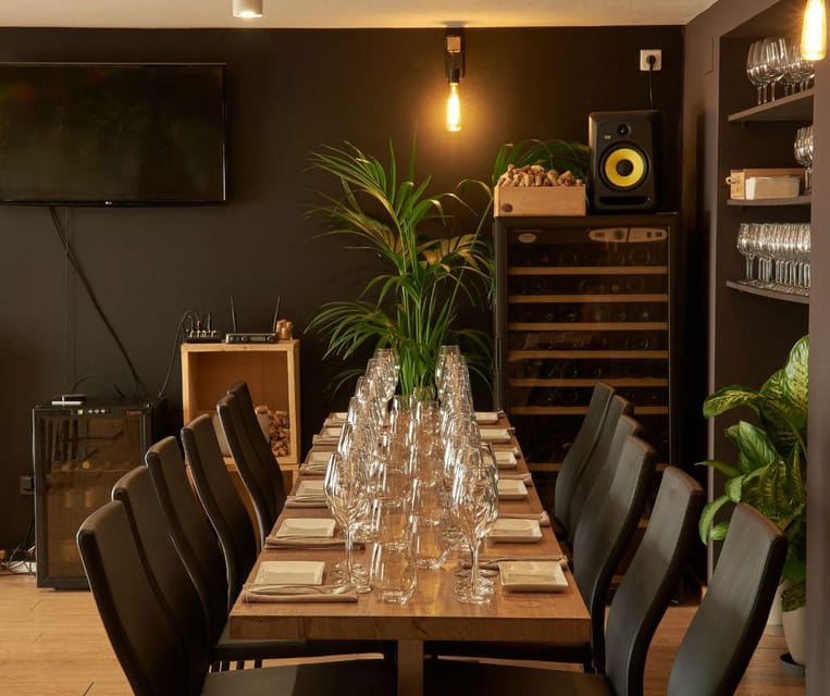 Barcelona: Wine Tasting and Tapas 5-Course Pairing Dinner - From aperitif to dessert