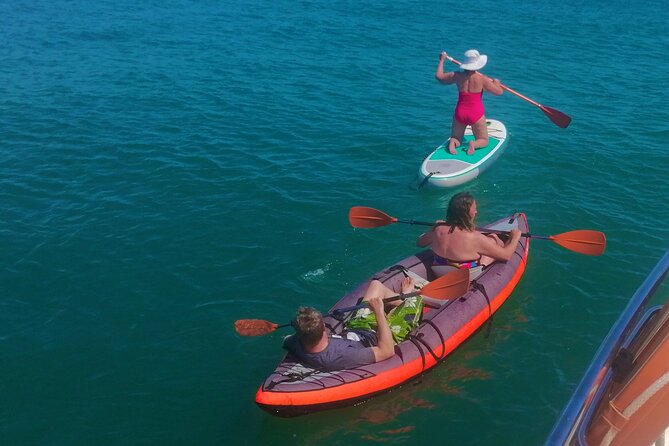 Benagil private yacht from lagos with drinks, tapas, paddle boards and kayak - Who will enjoy this trip most