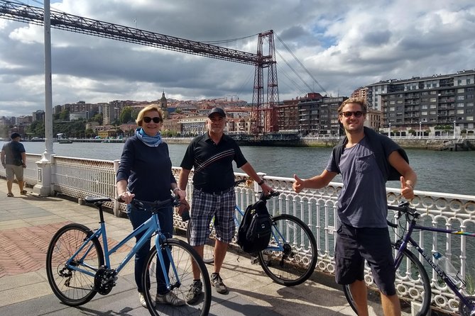Bike tour with Pintxos & Drinks in Getxo (Scenic Bilbao Seaside) - The Vizcaya Suspension Bridge and the best photo stops