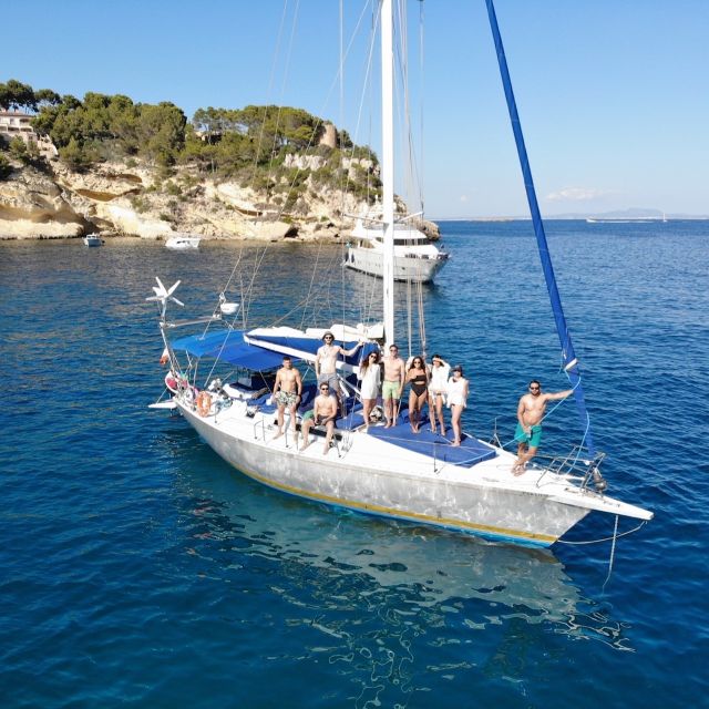 Can Pastilla: Sailboat Tour with Snorkeling, Tapas & Drinks - First stop near Cap Enderrocat