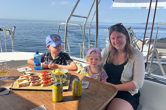 Catamaran Sailing Experience Manilva Tapas Drink Dolphins Swim Stop - Dolphin watching without false promises