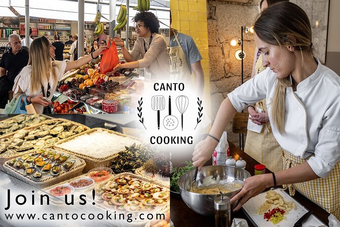 Chef Led Porto Market Tour and Portuguese Tapas Class with Wine - From Market Stalls to the Canto De Luz Kitchen