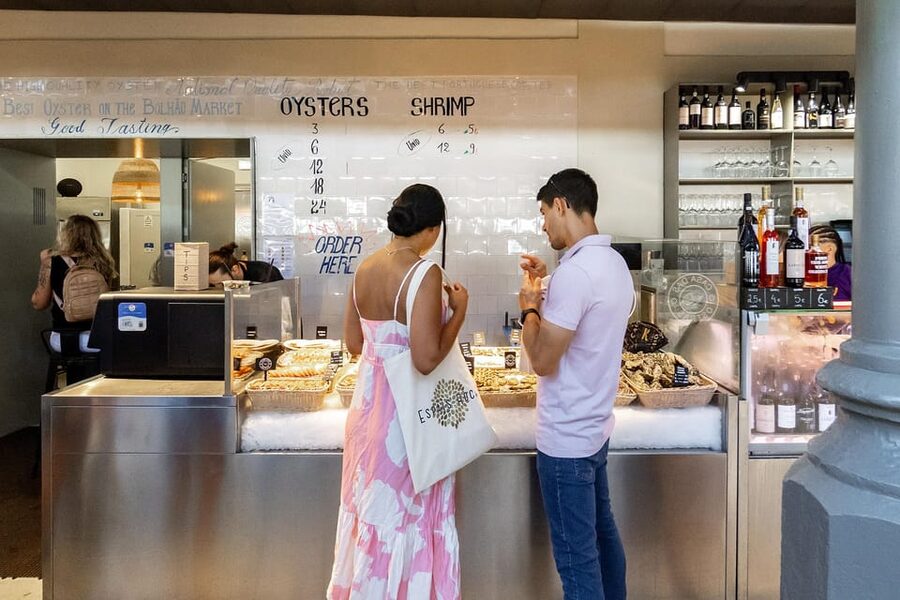 Chef Led Porto Market Tour & Portuguese Tapas Class + Wine - Eating what you have prepared