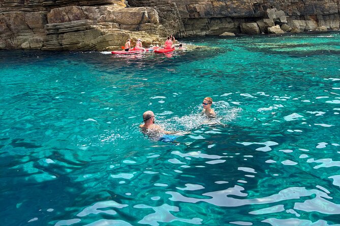 Coves and Caves Excursion with Tapas and Premium Open Bar in Ibiza - Cala Bassa gives you time to choose your pace