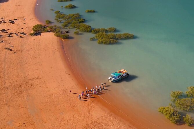DINOSAUR ADVENTURE CRUISE - With Beachside Tapas and Cocktails - A boat built for beach access