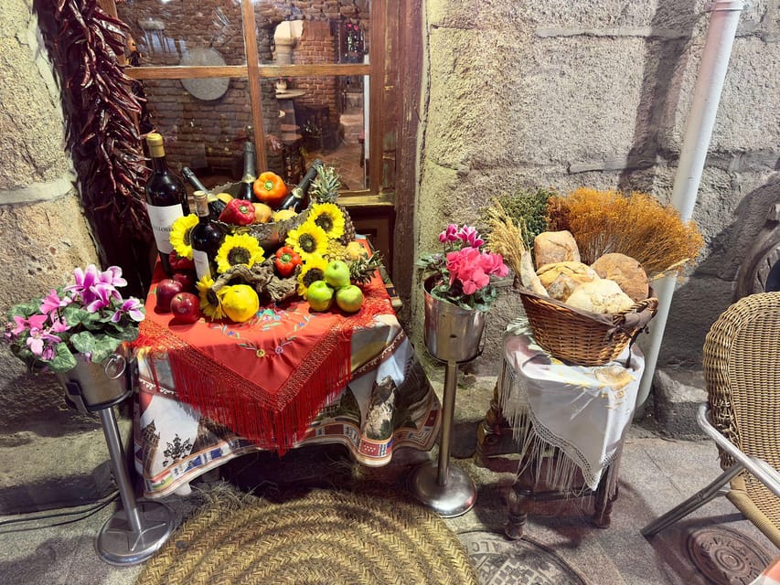 Discover the best "Wines and Tapas in Madrid". - Iberian ham, cheese, and oil at El Mercado del Jamón