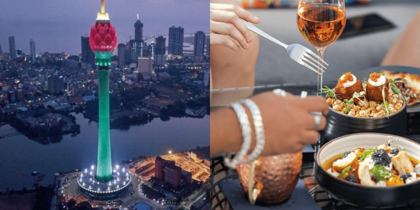 Entry to Colombo Lotus Tower with Free Cocktail and Tapas - The restaurant view, not the top deck