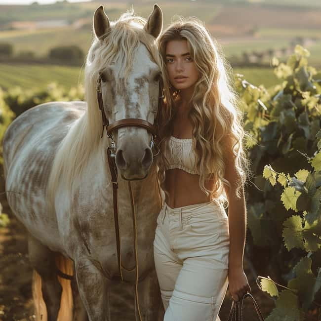From Barcelona: PRIVATE Horseback Ride + Tapas + Picnic - Riding through vineyards and rolling hills