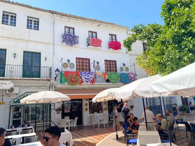 From Estepona, Mijas, Marbella: Marbella Private Tour with Transport, Tapas, and Drinks - Starting with private transport from Mijas, Estepona, or Marbella