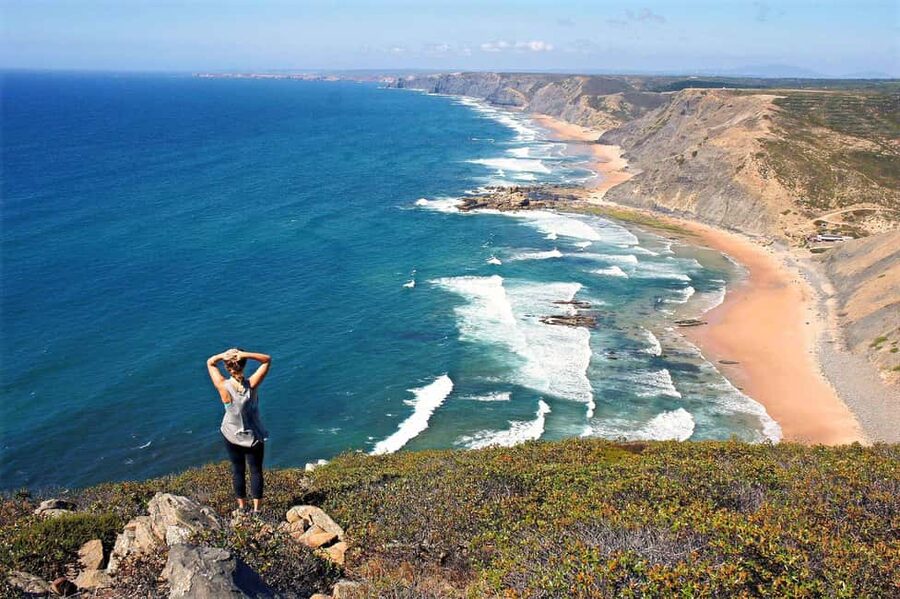 From Lagos: West Coast Hiking Adventure & Sunset Tapas - Leaving Lagos in a classic VW van