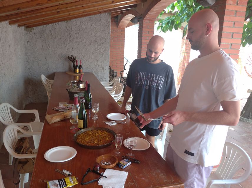 From Sitges: Paella Masterclass, Bike Ride and Winery Visit - Inside a family winery with nine generations of cava