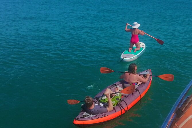 Full day private yacht from lagos with drinks, tapas, paddle boards and kayak - What the crew adds to the day
