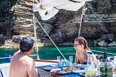Private Sailboat with Tapas, Open Bar & Music