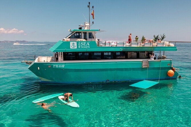 Ibiza to Formentera Cruise with Snorkeling, Paella & Open Bar - Sailing toward Cala Saona
