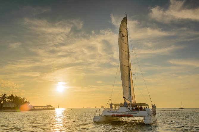 Key West Sunset Sail: Dolphin Watching, Wine, and Tapas - Passing Mallory Square from the water