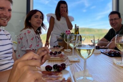 La Rioja Biosphere Organic Pig Farm and Ham and Wine Tasting