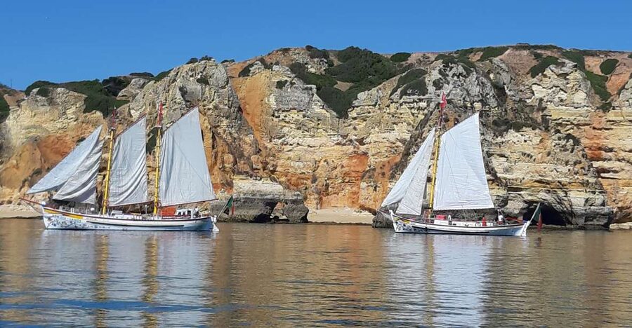 Lagos: Ponta Piedade Sail & Caves Cruise w/Portuguese Tapas - The coast from Lagos to Ponta da Piedade