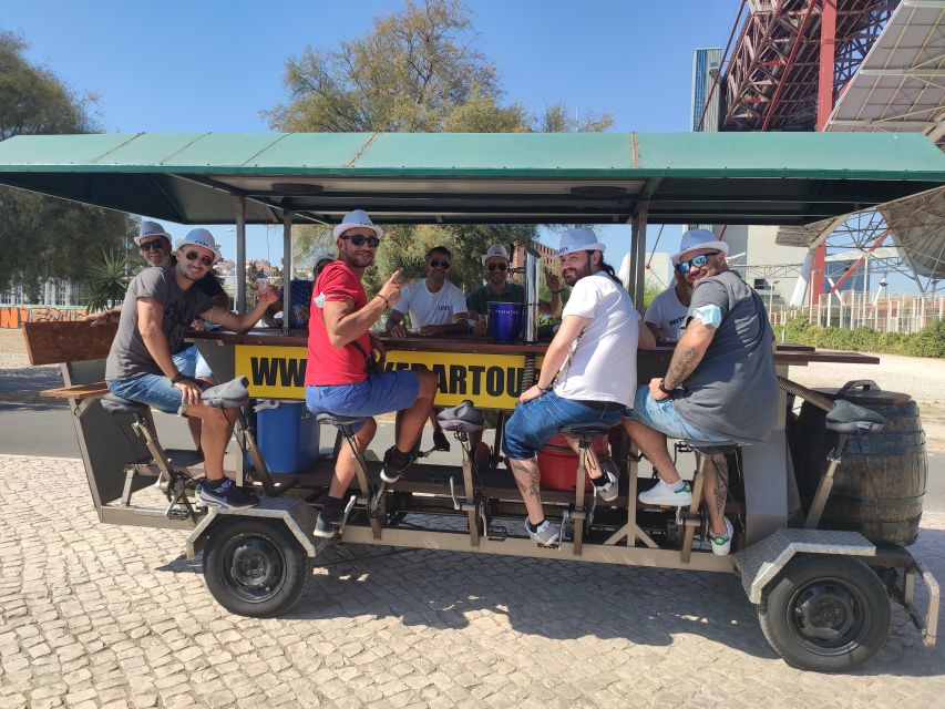 Lisbon: 1-Hour Beer Bike Tour with Draft Beer & Sangria Ride - Pedaling beside the Tagus for one hour