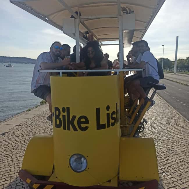 Lisbon: 1-Hour Beer, Sangria or Wine Bike Sightseeing Tour - Picking the right time and group