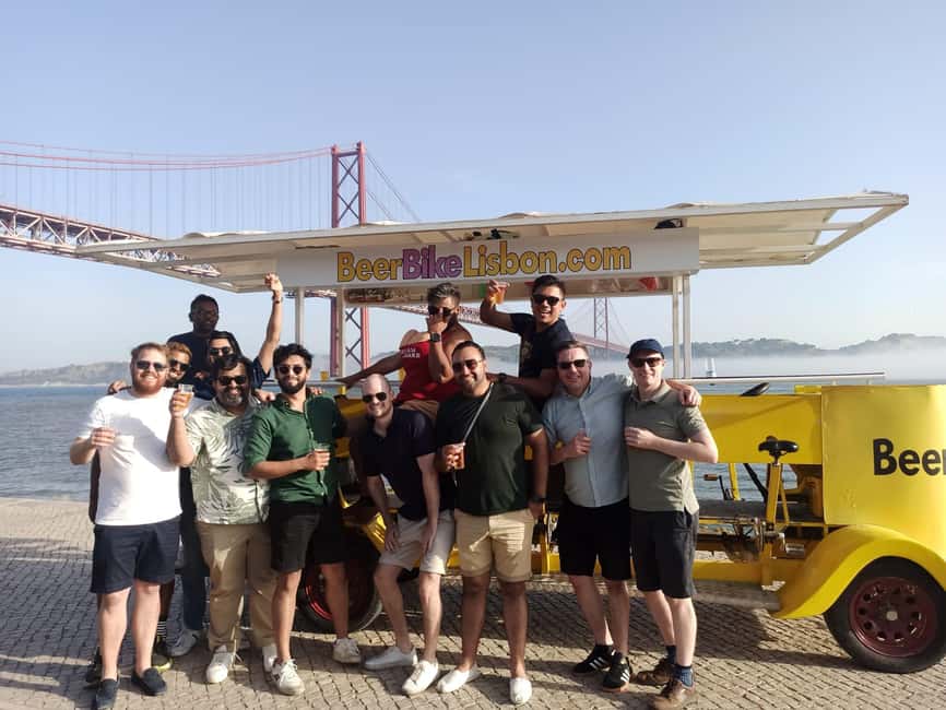 Lisbon: 1-Hour Beer, Sangria or Wine Bike Sightseeing Tour - Why the Tejo waterfront works so well