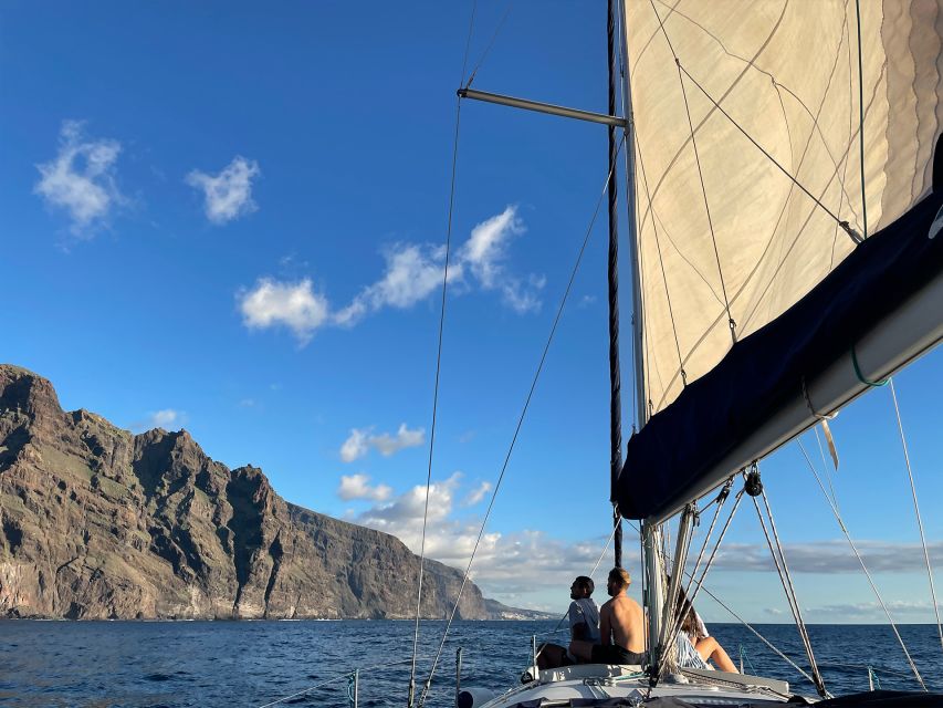 Los Gigantes: Private Sailing Tour with Swim, Drink, & Tapas - The open-water swimming and snorkeling stop