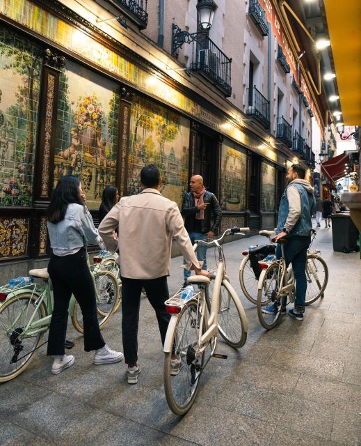 Madrid by Night: Vintage Bike Tour Highlights/Optional Tapas - Gran Vía and Sol in the evening light