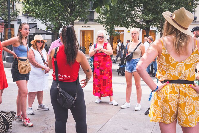 Madrid Essential Walking Tour – With Pintxo & Refreshing Drink - Teatro Real and Plaza de Isabel II