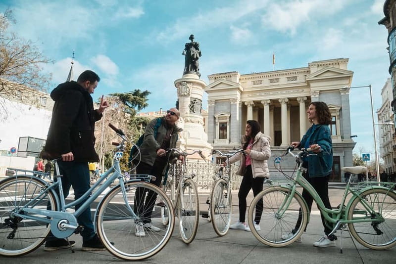 Madrid: Highlights Guided Vintage Bike Tour and Tapas Option - Puerta del Sol and Madrid’s central pulse