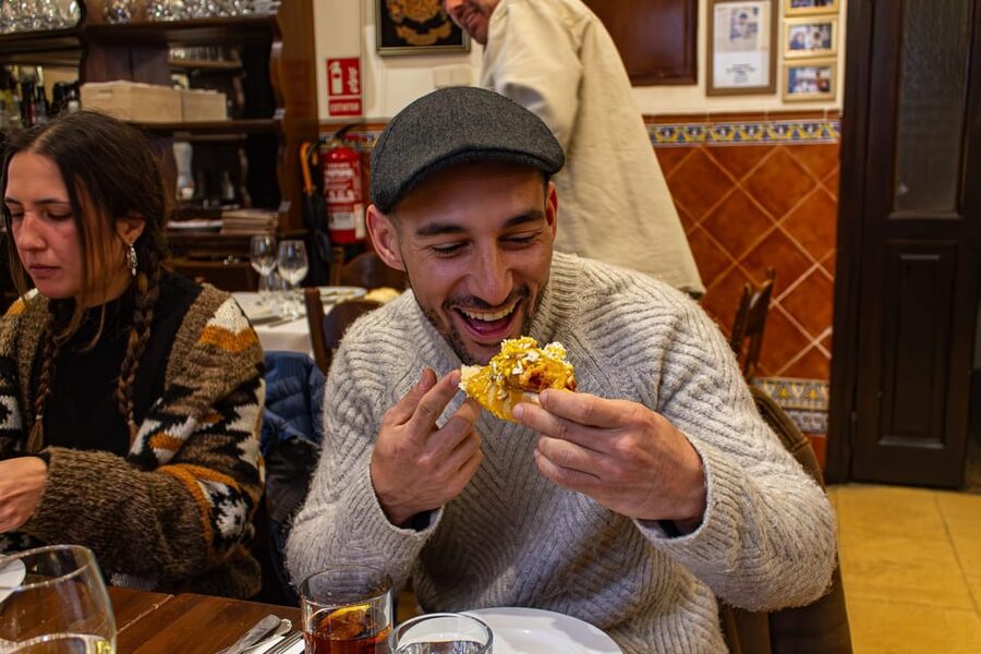 Madrid's Iconic Tapas, Taverns & History Experience - First tastes in the Royal Quarter
