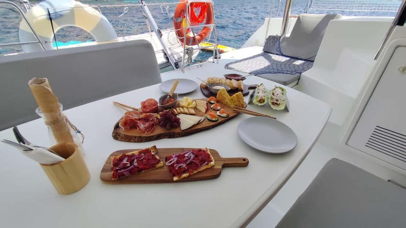 Mallorca: Catamaran Boat Tour with Tapas - Homemade tapas and drinks on board