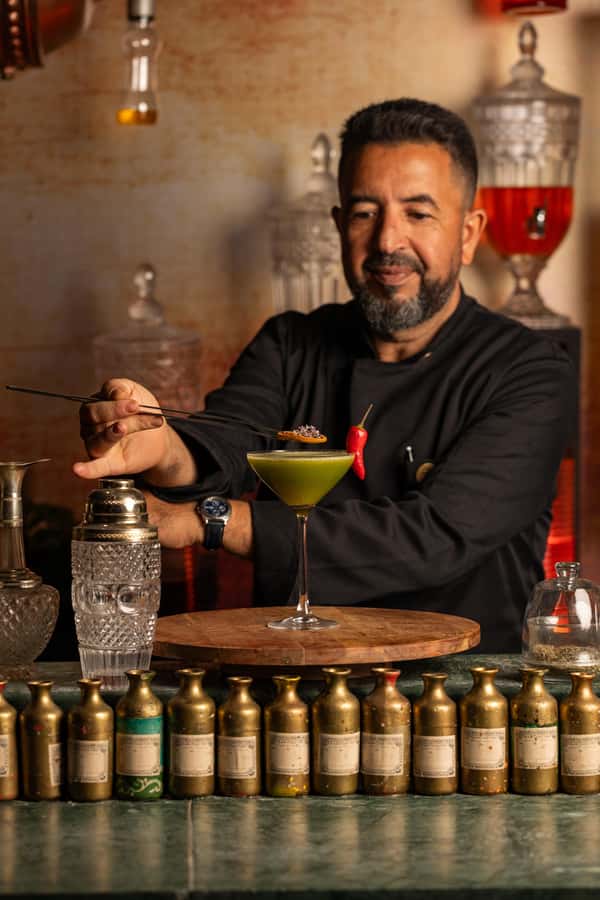Marrakech: Cocktail Tasting Mixology & Moroccan Tapas - Three Moroccan tapas with the drinks
