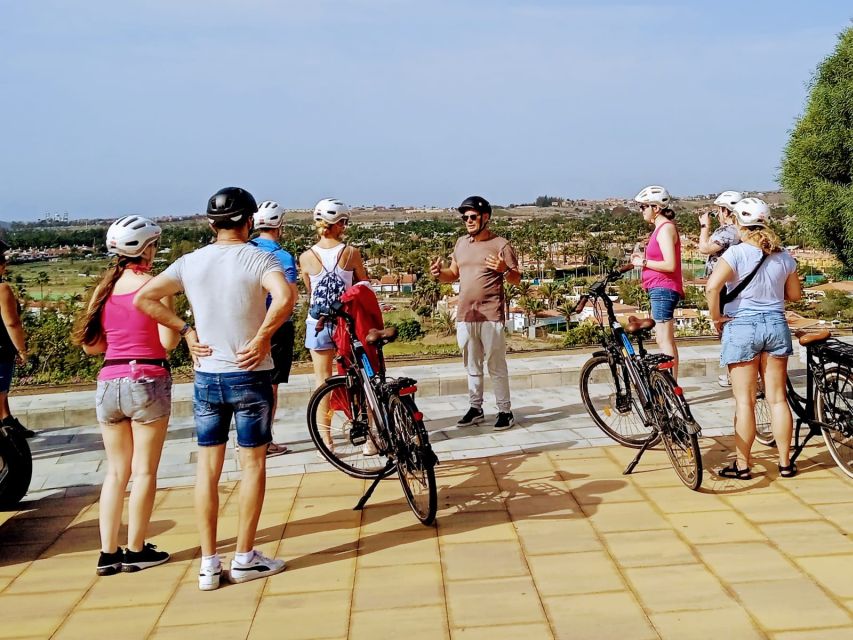 Maspalomas: Southern Coast E-Bike Tour Option Tapas Tasting - El Pajar and the optional fish tapas