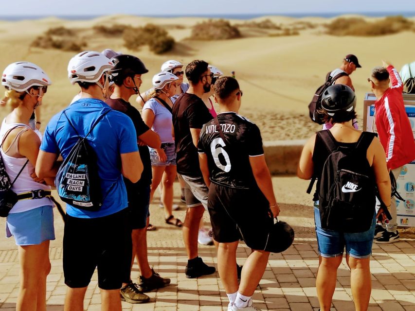 Maspalomas: Southern Coast E-Bike Tour Option Tapas Tasting - La Charca, birds, and the quieter side of Maspalomas