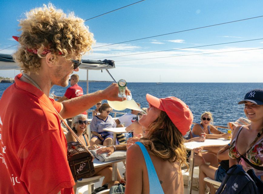Menorca: Full-Day Boat Tour with Paella Lunch - Son Saura offers a second chance to swim