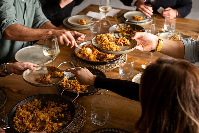 Paella Cooking Class with English Guide in Malaga - Seafood paella with alternatives for different diets