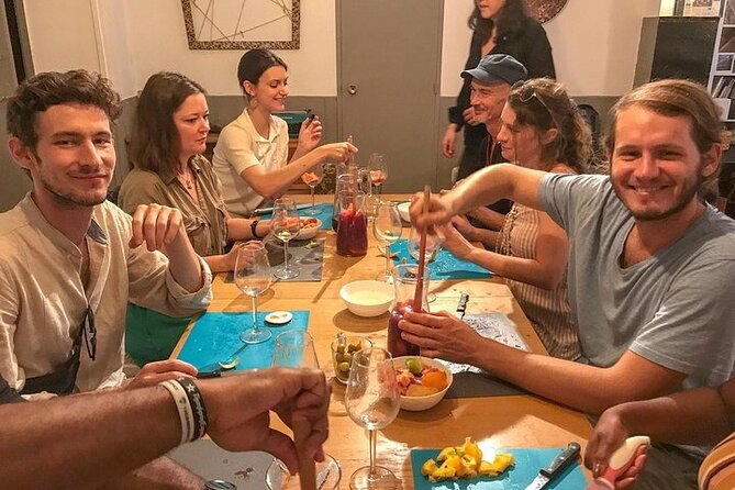 Paella Workshop with Bottomless Sangria in Central Madrid - Eating together after the cooking