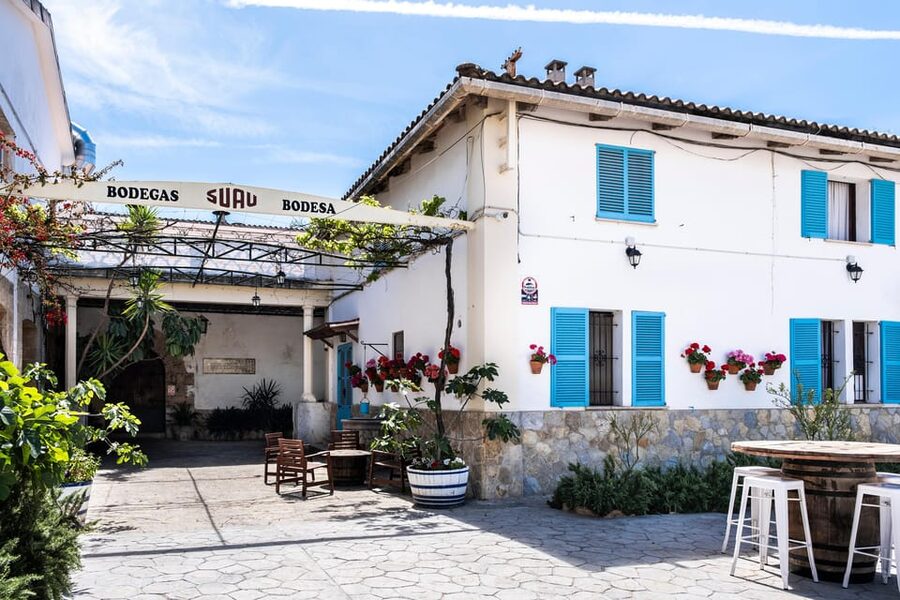 Palma: Distillery Tour with 6 Spirits and Tapas Tasting - Arriving at Bodegas Suau from Palma