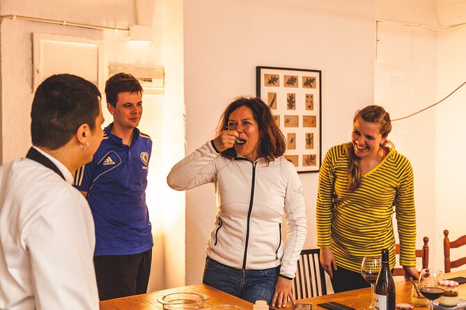 Pintxos Preparation Workshop with Lunch in Bilbao - Steak tartare in pintxo form