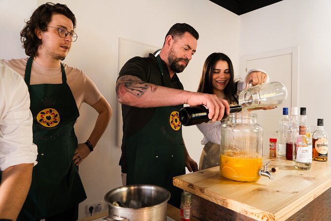 Private Culinary Lesson - Paella and Sangria with Wine Pairing - Making sangria and pairing the meal