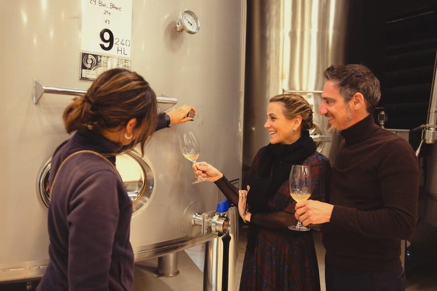 Private Wine, Tapas & Cava Experience from Barcelona - First stop: cava and tapas at Finca Ca n’Estella