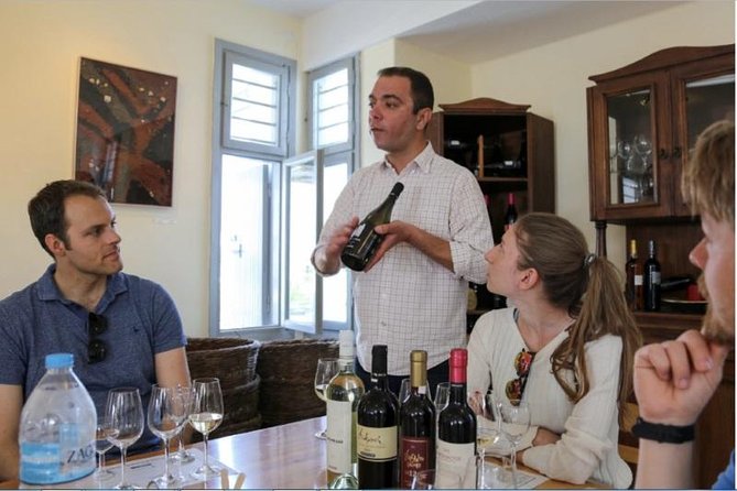 Santorini Wine Adventure with 12 Wine Tastings, Tapas and Sunset - Domaine Sigalas or another second winery